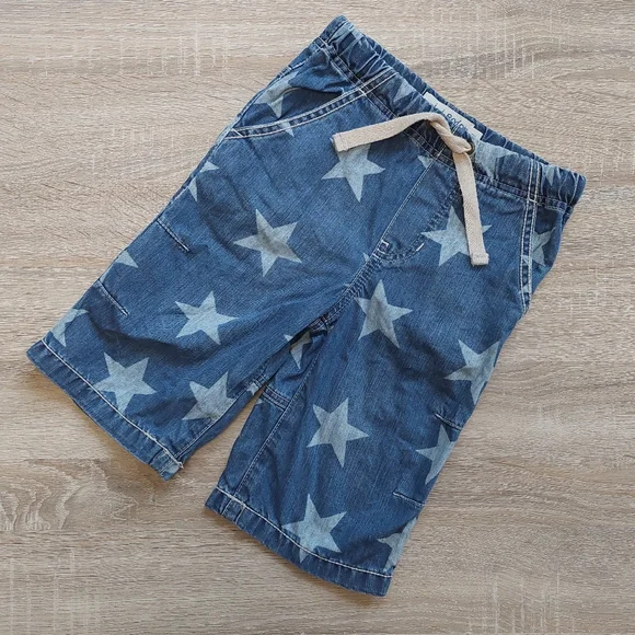 2011 euc Mini Boden denim star shorts - Picture 2 of 9